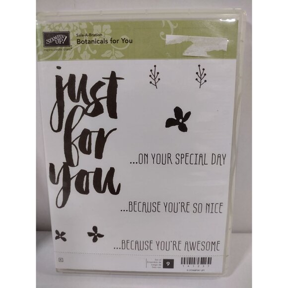 Scrapbooking Stamp Set Botanicals For You Simply Wonderful Solos H Stampin Up - Picture 5 of 16